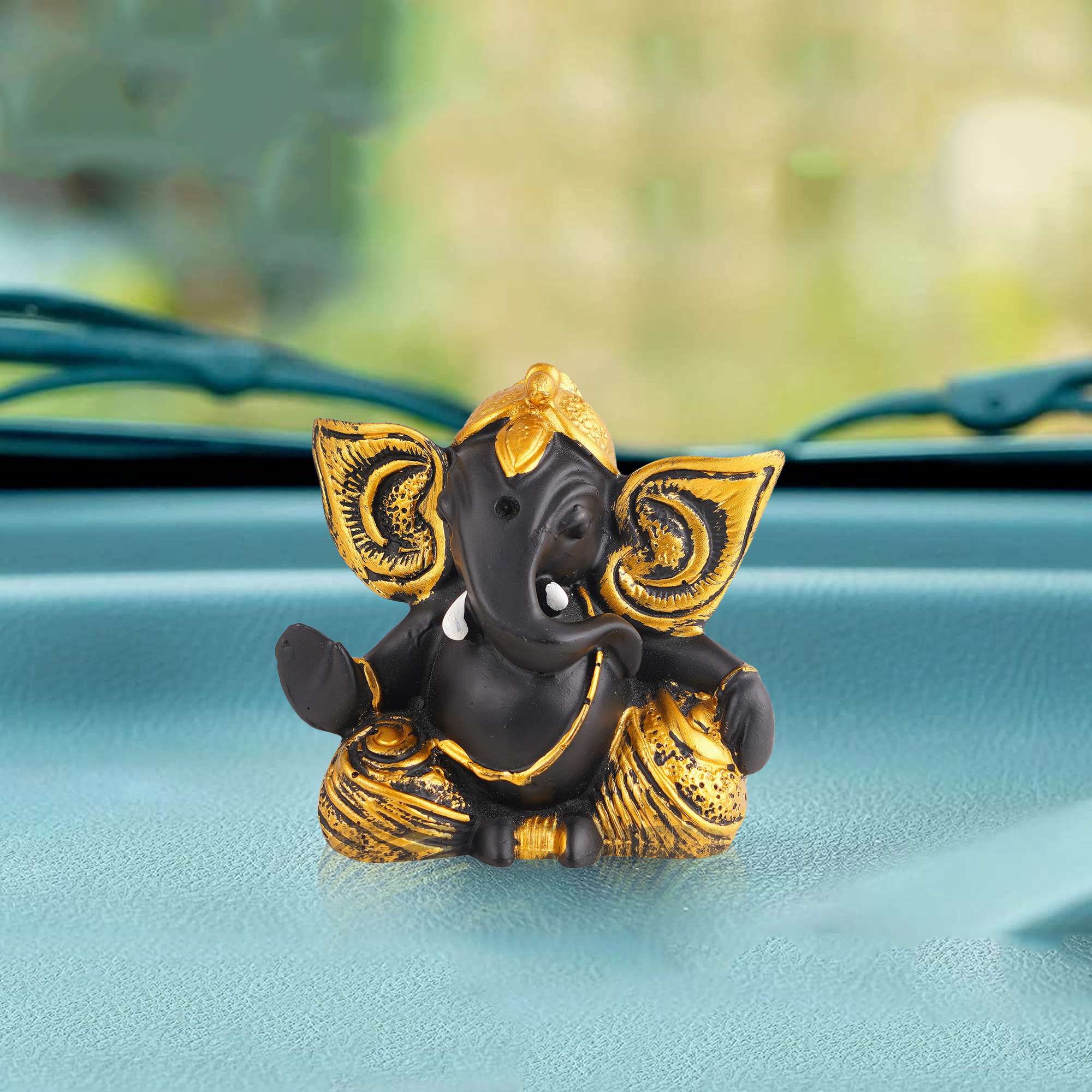 Artarium Ganesha Idol Vinayaka Statue Vinayagar Murti Pillayar Idol Ganesha Murti Ganpati Idol For Car Dashboard Home Office Decor Vighnaharta Ganesha Silver 3 5 Inch - View #6