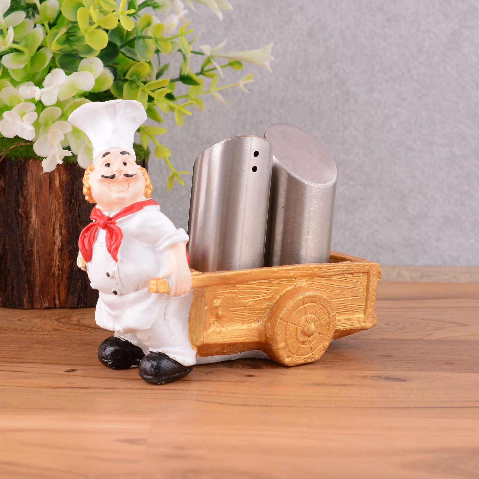 Resin Chef Figures Decorative Ornaments,Kitchen Decor,Cook Café Bar ...