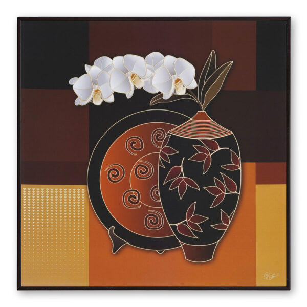 Golden Embossed Wall Painting For Home Decoration , Paintings for Living Room , Modern Art Wall Pinting, For Home Decor (12X12 INCH)