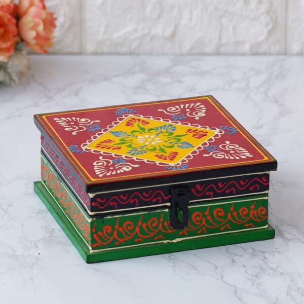 Handcrafted Wooden Rajasthan Jewellery Box: Traditional Elegance for Your Treasures