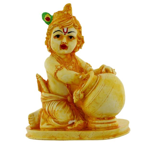 Lord Krishna Makhan Chor Idol Sculpture