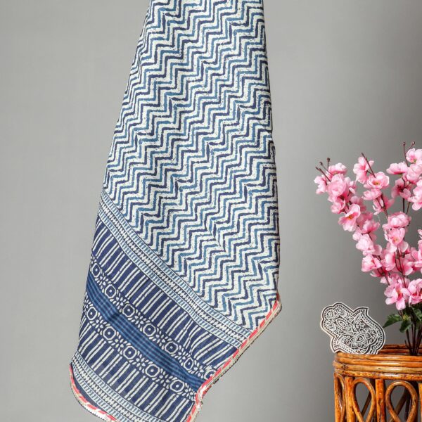 Women Pure Cotton Block Printed Dupatta Set