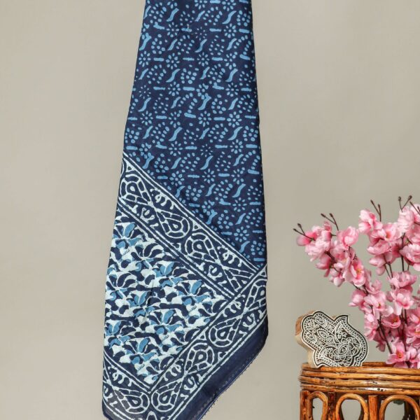 Women Pure Cotton Block Printed Dupatta Set