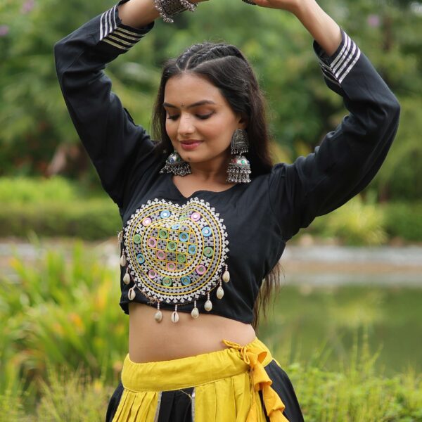 Navratri Designer Rayon Lehenga Choli Set