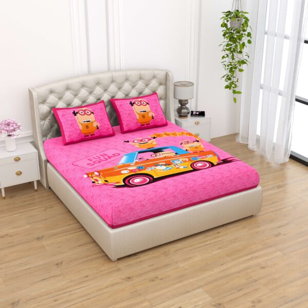 Jaipuri Cotton Printed Double Bedsheet With Two Pillow Covers