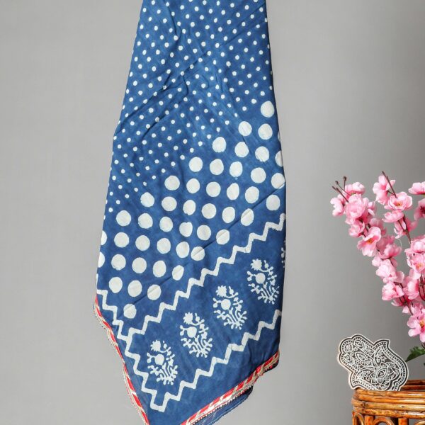 Women Pure Cotton Block Printed Dupatta Set